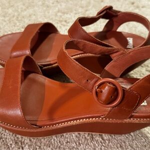 Camper Women's Brown Leather Sandals